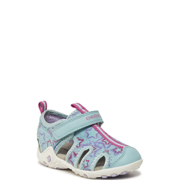 Sandalia Cangrejera Geox J45GRC Aqua-Lila