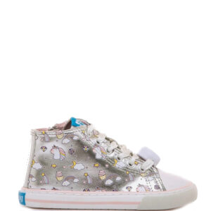 Zapatilla Mustang 49339 Silver - Escala Nens