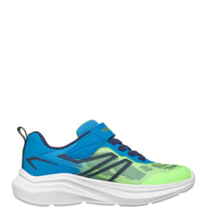 Zapatillas Skechers Microspec Velocity Lima/Azul